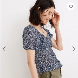 NWT Madewell Sweetheart Top, size 4